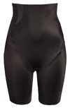 Tc Cooling High Waist Thigh Slimmer In Black
