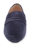 Stuart Weitzman Jet Penny Loafer In Nice Blue