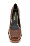 Kenneth Cole Bri Platform Pump In Cognac