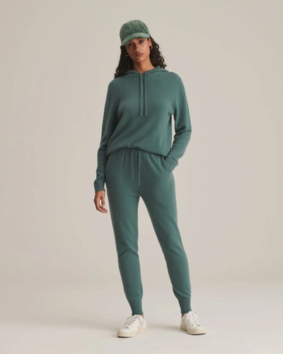 Naadam Off-duty Cashmere Jogger In Agave Green