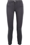 L Agence The Margot Cropped High-rise Skinny Jeans