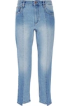 ISABEL MARANT ÉTOILE CLANCY CROPPED HIGH-RISE STRAIGHT-LEG JEANS