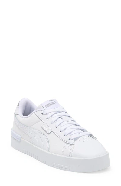 Puma Jada Renew Sneaker In White-white-silver