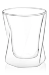Joyjolt Lacey Double Old Fashioned Glass In Clear