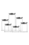 Joyjolt Storage Jars In Clear
