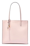Marc Jacobs Mini Grind Coated Leather Tote In Peach Whip