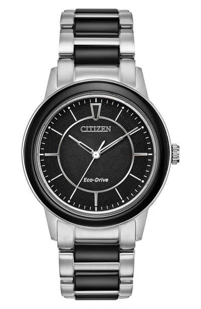 Citizen Chandler Eco Drive Bracelet Strap Watch, 36mm In Two-tone
