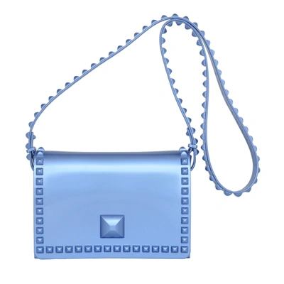 Carmen Sol Graziella Flap Crossbody In Baby Blue