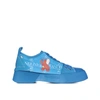 JW ANDERSON CANVAS AND LEATHER SNEAKERS