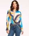RAMY BROOK VICTORIA BUTTON DOWN BLOUSE