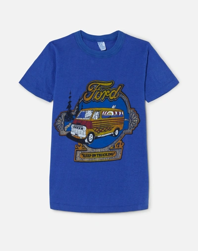 Marketplace 70s Ford Keep On Trucking Tee -#9 In Blue