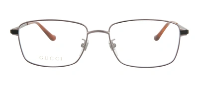 Gucci Gg0576ok 006 Rectangle Eyeglasses Mx In Clear