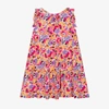 IDO JUNIOR IDO JUNIOR GIRLS PINK FLORAL DRESS