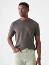 Faherty Sunwashed Pocket T-shirt (tall) In Washed Black