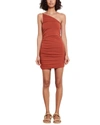 SUNDRY SUNDRY ASYMMETRICAL RUCHED DRESS