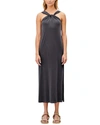 Sundry Keyhole Maxi Dress In Multi