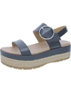 UGG APRIL WOMENS LEATHER ESPADRILLE WEDGE SANDALS