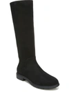 Dr. Scholl's Shoes New Start Womens Faux Suede Tall Knee-high Boots In Black