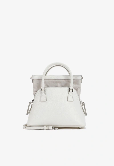 Maison Margiela Mini 5ac Shoulder Bag In White