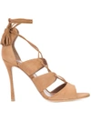 TABITHA SIMMONS lace-up sandals,SUEDE100%