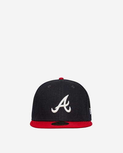 New Era Atlanta Braves 59fifty Cap Black In Multicolor