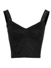 Dolce & Gabbana Black Floral Lace Bodysuit Hot Pants Dress