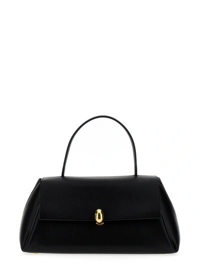 Jil Sander 'almond' Handbag In Black