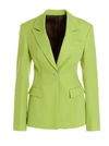 Attico Green Single-breasted Blazer