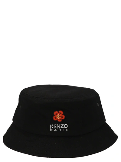 Kenzo Bucket Hat Flower In Black