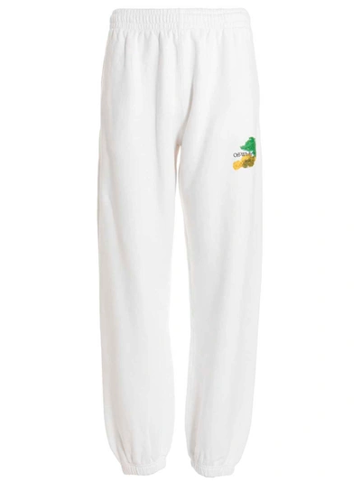 Off-white Brush Arrow Joggers In White