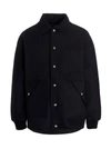 Khrisjoy Navy Blue Chore Quilted Down Jacket