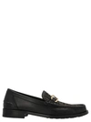Fendi Men  O' Lock Leather Loafer With Ff Insert In Black