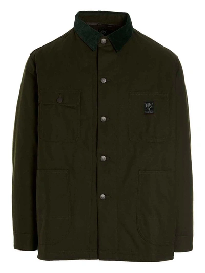 South2 West8 'coverall' Jacket In Green