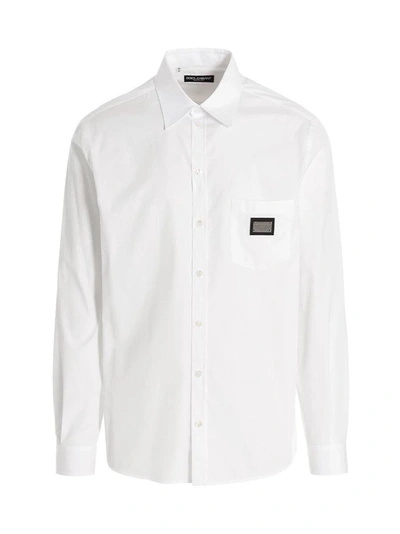 Dolce & Gabbana Dg Essential Shirt In White
