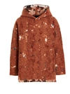 Vitelli Abstract Pattern Hoodie In Textured Fabric