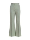 Lanvin Wool Twill Kick Flared Pants