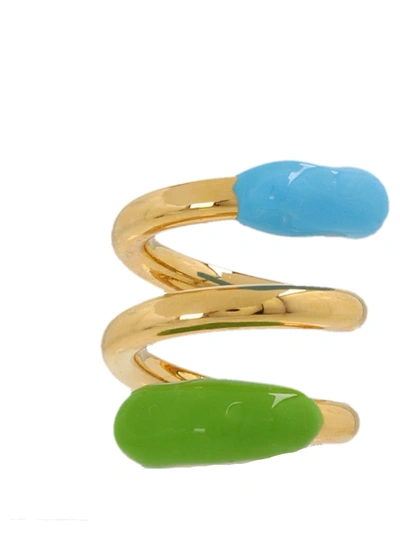 Sunnei Fusillo Double Ring In Multicolor
