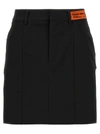 HERON PRESTON 'GABARDINE CUT OUT' SKIRT