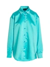 The Andamane Oversized Satin Shirt