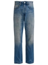 1989 Blue Graphic Jeans