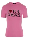 Versace Brand-print Slim-fit Stretch-jersey T-shirt