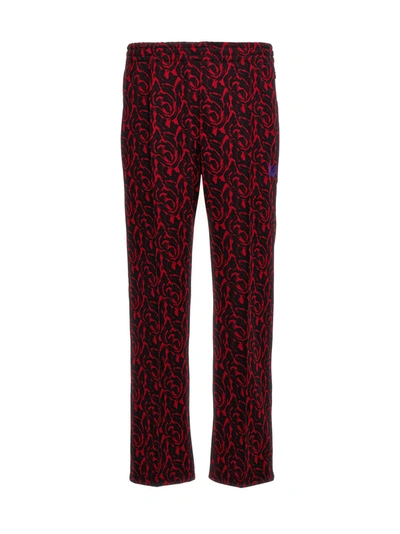 Baracuta Jacquard Needles Trousers In Red