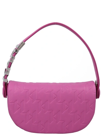 Karl Lagerfeld K/swing Sm Baguette Handbag In Purple