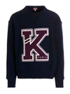 Kenzo College Sweatshirt In Blue