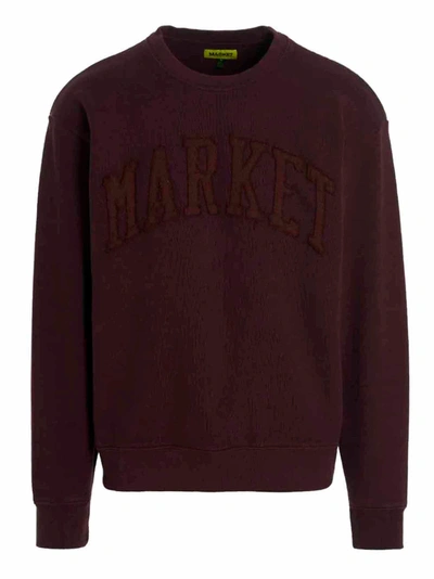 Chinatown Market 'market Vintage Wash' Sweatshirt In Bordeaux