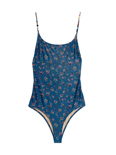 Anjuna Mina One-piece Swimsuit In Blue