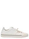 Maison Margiela Baskets Evolution Low Top En Cuir Blanc