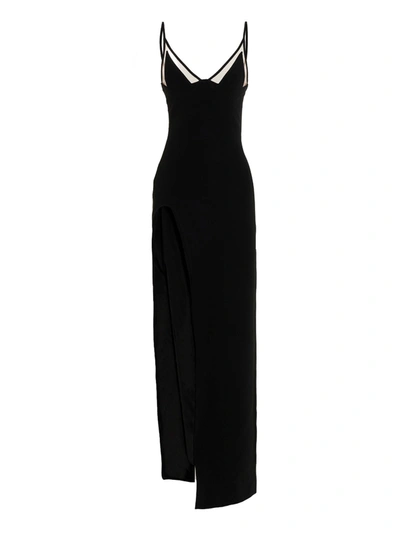 David Koma Strappy Cami Gown In Negro