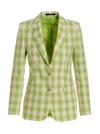 Tagliatore Paris Checkered Blazer Jacket With Front Pockets