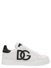 Dolce & Gabbana Dg Logo Patch Leather Sneaker